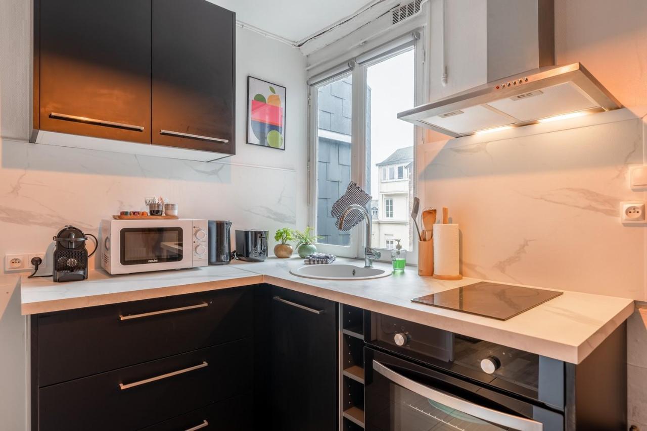 Olympe By Kleidos, Appartement 4P, Rue Calme, Centre Historique, Proche Gare Rouen Exterior foto